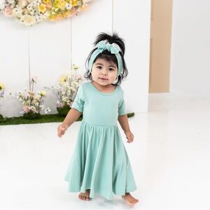 Kyte Baby NWT Wasabi Twirl Dress